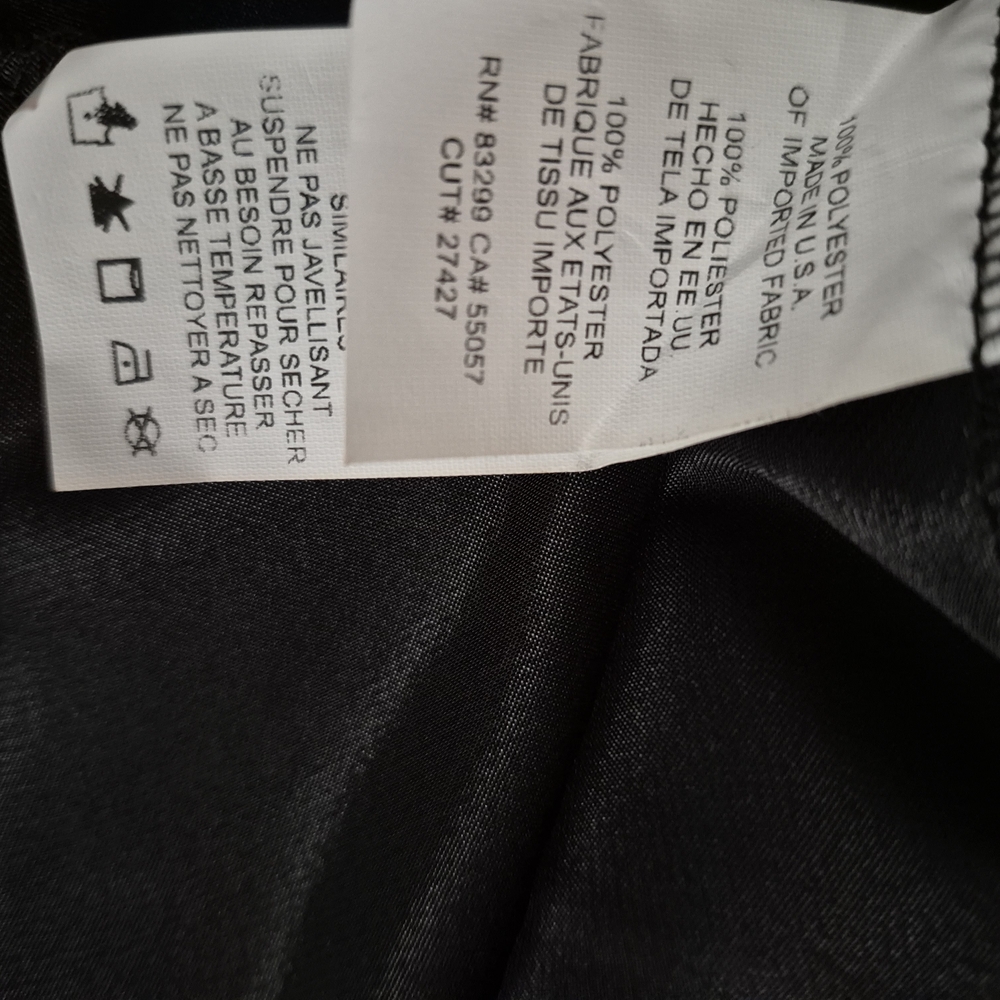 Bebe Elegant Black Satin Slip Dress - Picture 8 of 8